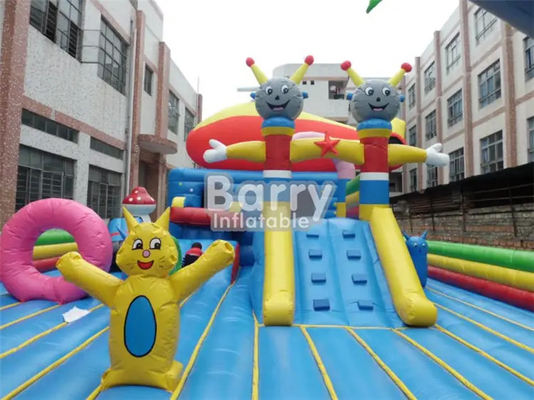 Custom Logo Inflatable Playground Equipment Kids Bouncy Castles For Activity