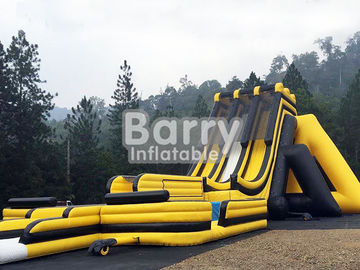 3 Lanes Yellow Dragon Run Malaysia Genting Inflatables Big Slide Double Triple Stitch