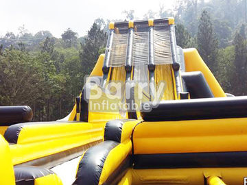 3 Lanes Yellow Dragon Run Malaysia Genting Inflatables Big Slide Double Triple Stitch
