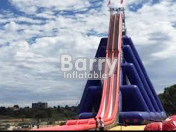 0.55mm PVC Commercial Grade Giant Inflatable Slide Easy Setup For Outdoor