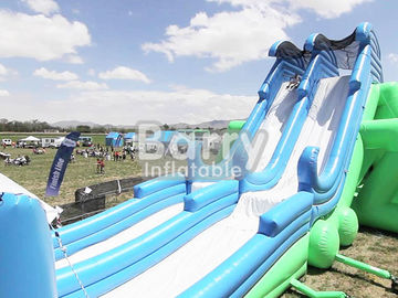 Customized 5k Slingshot Giant Inflatable Slide For Adults 0.55mm PVC Tarpaulin