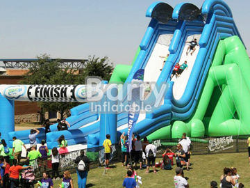 Customized 5k Slingshot Giant Inflatable Slide For Adults 0.55mm PVC Tarpaulin