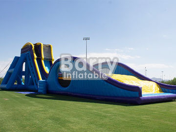 Giant Inflatable Water Slide , Tallest Inflatable Roller Coaster Slide N Drop Kick