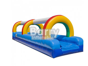 Commercial Rainbow Inflatable Water Slide Inflatable Slip And Slide For Kids