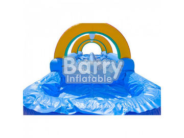 Commercial Rainbow Inflatable Water Slide Inflatable Slip And Slide For Kids