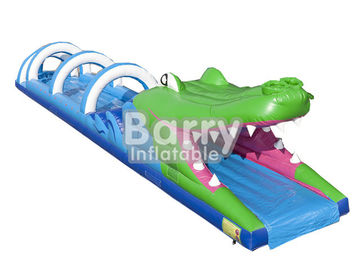 Durable Plato PVC Tarpaulin Inflatable Water Slides For Summer Inflatable Game