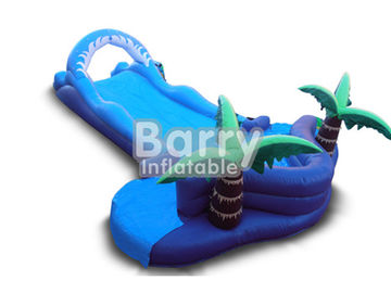 Jungle Lawn Inflatable Water Slides Coconut Tree Inflatable  For Kids