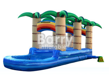 Water Playground Rainforest Inflatable Water Slides Fireproof 28L X 8W X 11H Ft