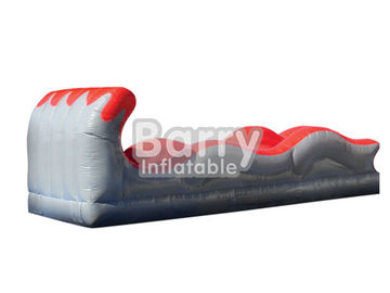 Custom Tsunami Inflatable Water Slides N Slide / Volcano / Wave Slip Slide For Summer