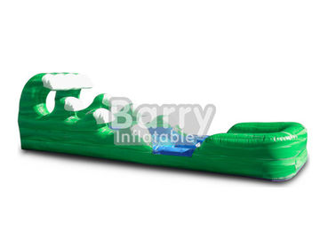 Custom Tsunami Inflatable Water Slides N Slide / Volcano / Wave Slip Slide For Summer