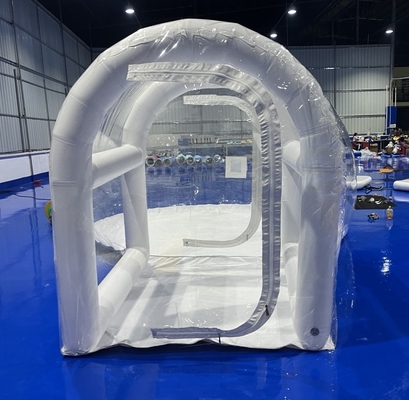 1mm PVC Transparent  Inflatable Bubble Camping Tent Digital printing