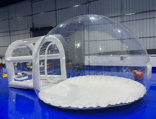 1mm PVC Transparent  Inflatable Bubble Camping Tent Digital printing