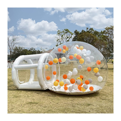 PVC Outdoor Inflatable Bubble Tent Clear Inflatable Lawn Tent Dome Shape