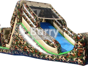 0.55 PVC Army Inflatable Obstacle Course Military Obstacle Course For Adults