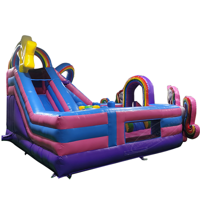 Tarpaulin Commercial Unicorn Bouncing Castle Kids Bounce House Rentals