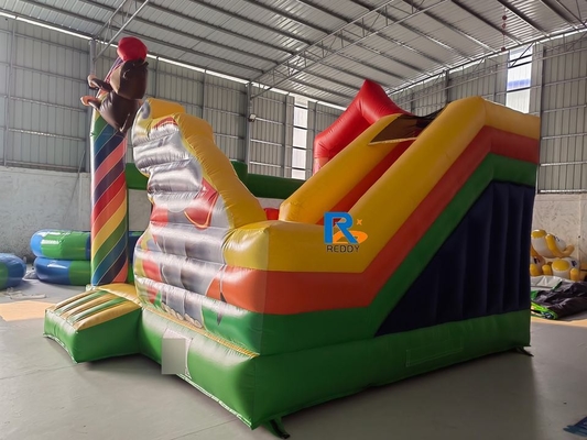 0.55mm PVC Commercial Jumping Castles Animals Jumper Inflatable Castle