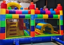 Amusement Park Bounce House Games Block Party Inflatable Combo