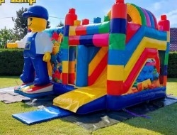 Amusement Park Bounce House Games Block Party Inflatable Combo