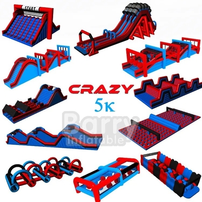 Unisex  Inflatable Obstacle Run Outdoor Sport Equipment Large Adult 5k Inflatable Obstacles Course