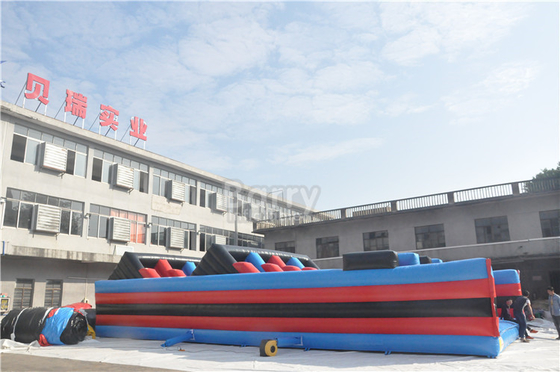 Multiple Inflatable Obstacle Course Adult Sports Games Durable Pvc Inflatable Combo