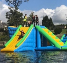 Outdoor Floating Inflatable Water Park 0.9mm PVC Inflatable Water Games