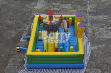 Inflatable Fun City Castle Themed Amusement Park Inflatable Playground Equipment