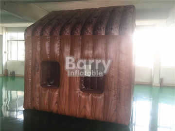 Outdoor Small 3 * 3 * 3m Brown Inflatable Tent House For Event / Hospital Rescue