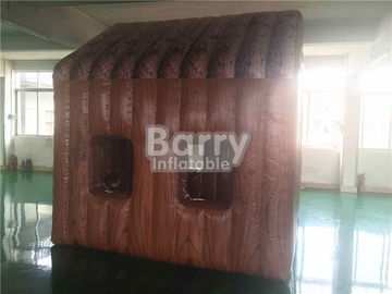 Outdoor Small 3 * 3 * 3m Brown Inflatable Tent House For Event / Hospital Rescue