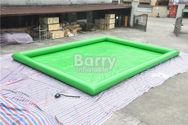 Green Customized Large Portable Water Pool PVC Tarpaulin Material Durable
