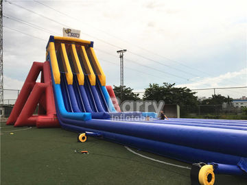 EN14960 0.5mm PVC Giant Inflatable Slide 0.55mm / 18 Oz PVC Tarpaulin Durable