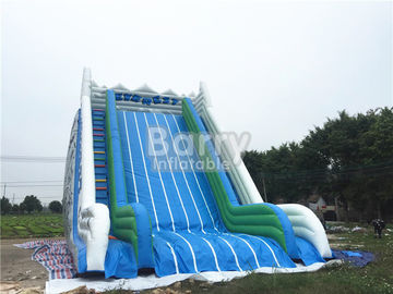 Cliff Free Fall Kids Custom Giant Inflatable Slide Durable PVC Tarpaulin Material