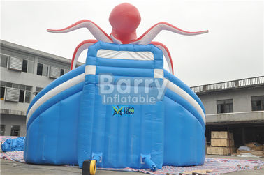Jungle Inflatable Hurricane Backyard Inflatable Water Slide Theme Park Water Slide With Inflatable Obstacle Course