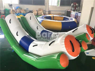 Commercial Grade Inflatable Toys Water Teeter Totter Seesaw For 4 Peoples On Water