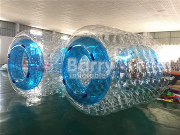 Waterproof Custom Inflatable Pool Toys Blue Water Roller For Kids / Adults