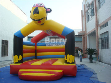 Monkey Inflatable Moon Bounce , Customized Jumping Bounce House For Childrens