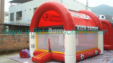 Commercial Grade Classic Inflatable Bouncer Red Soccer Moonbounce For Kids