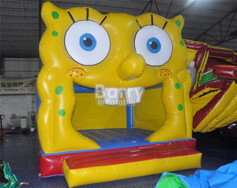 Spongebob Jumping Inflatables World Wide Fun Inflatable Bouncy House For Toddler