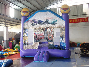 Outdoor Cars Inflatable Bouncy Castle Professional Safety Purple Bounce House Party