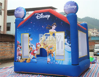 Kids Outdoor Inflatable Bouncer Disney Princess Moonwalks For Event / Festival