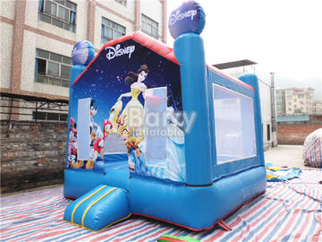 Kids Outdoor Inflatable Bouncer Disney Princess Moonwalks For Event / Festival