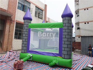 Flame Resistant 0.55mm PVC Halloween Inflatable Jumping Castles For Festival