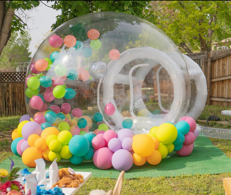 High-Performance Dome Igloo Pvc Clear Single Tunnel Outdoor Camping Transparent Inflatable Party Bubble Tents House
