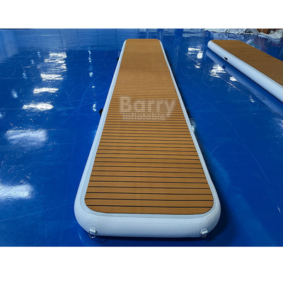 Depend On Size Capacity Blow Up Floating Dock Inflatable Platform With Air Pump For Motor Jet Ski Boat