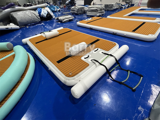 Water Sports Dock Inflatable Blow Up Swim Platform With Capacity Depend On Size