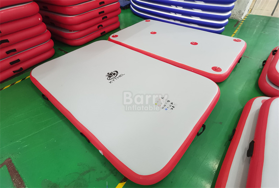 Teak/White/Customized Color Inflatable Swim Platform Floating Platform For Leisure Water Sea Sports