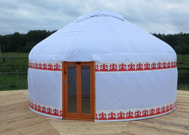 Outdoor Waterproof Mongolian Inflatable Camping Dome / Inflatable Yurt Tent