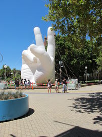 Fire Resistant Giant Inflatable Finger Hand / Inflatable Advertising Products For Advertisement