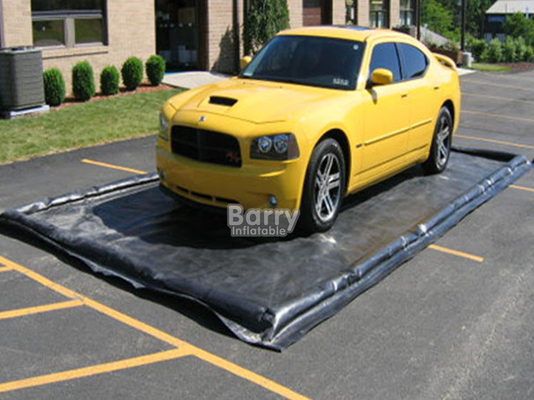 Commercial Customized Water Collector Containment Mat Pvc Portable Inflatable Car Wash Mats