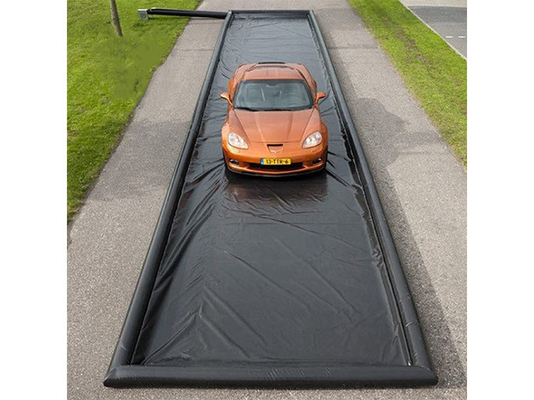 Heavy Duty Inflatable Car Wash Mat Water Collector Boarding Water Containment Mat