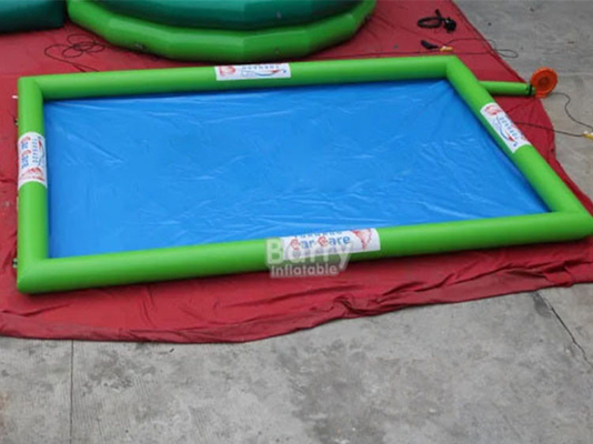 Custom Design Outdoor Big Portable Blow Up Inflatable Car Wash Mat With Air Pump For Outdoor